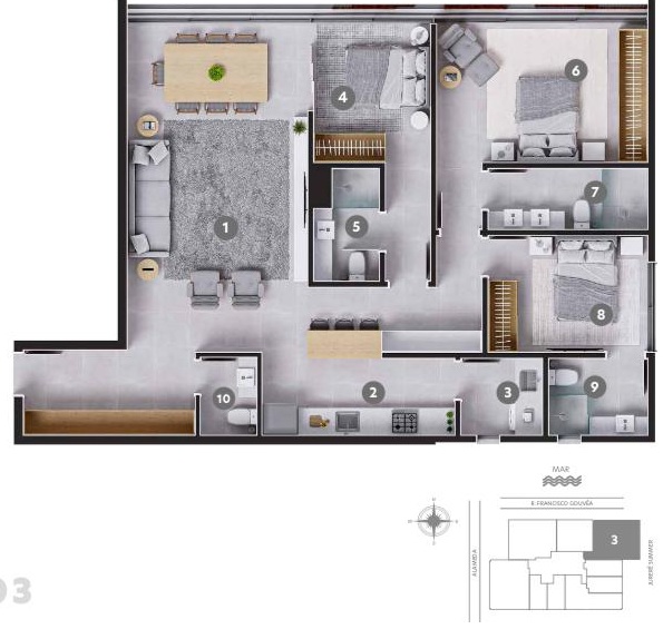 Planta 303 reduzida